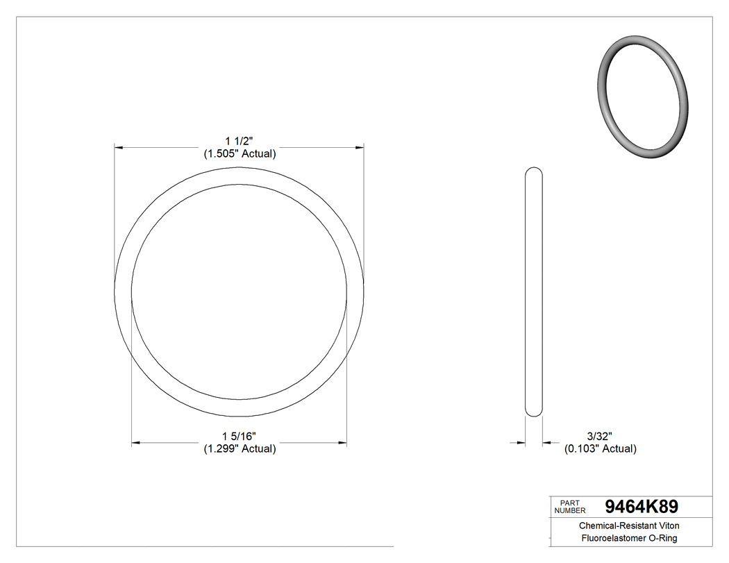 Technical drawing - 9464K89